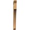 Ekena Millwork Westlake Slat Rough Sawn Bracket, Western Red Cedar, 4"W x 42"D x 48"H BKT04X42X48WTL06RWR - alternate 3